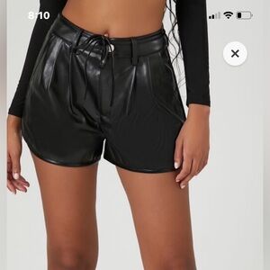 NWT vegan leather shorts from Forever 21 - never worn
